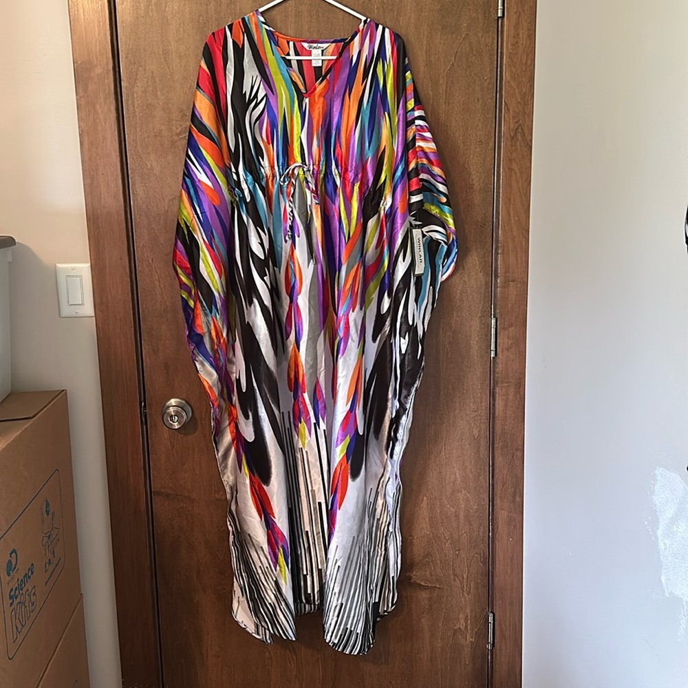 NWT Winlar Colorful Striped Caftan Dress